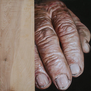 painting of hand