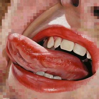 painting of mouth and tounge