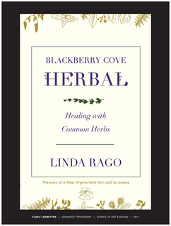 book cover "blackberry cove herbal"