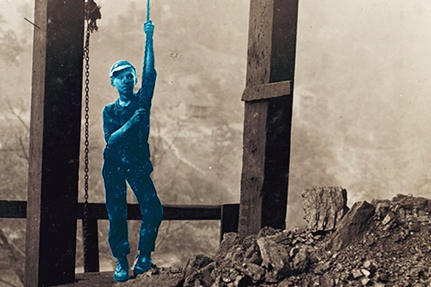 Colorful collage of a woman