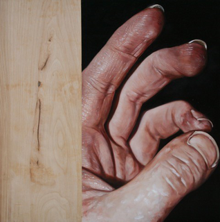 painting of hand